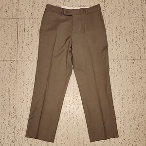 Hugo Boss Brown Tan Casual Straight Leg Dress Pants Vintage Y2K